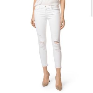 J Brand white skinny jean size 26
